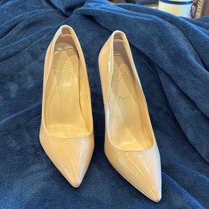 Christian Louboutin nude heels new with no box. Size 41 (9 1/2)
